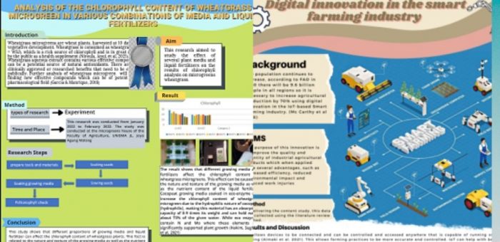 Selamat Mahasiswa Prodi Agroteknologi UNISMA Menang pada Ajang Kompetisi Poster Ilmiah pada International Research Inovation for Agritech Research 2022
