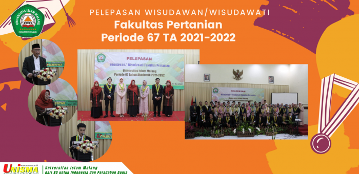 Pelepasan Wisudawan/Wisudawati Fakultas Pertanian Periode 67 TA 2021/2022