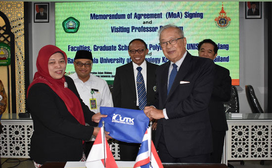 Penandatanganan MoA Fakultas Pertanian Universitas Islam Malang dengan Rajamangala University of Technology Krungthep Thailand