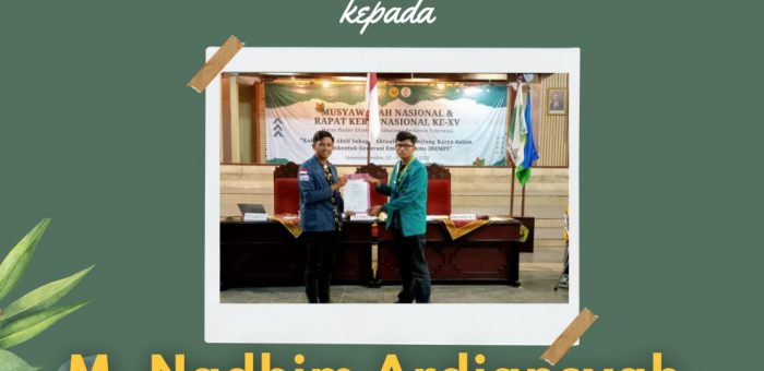 Selamat Mahasiswa Agroteknologi terpilih sebagai Presedium Nasional 1 Ikatan BEM Pertanian Indonesia