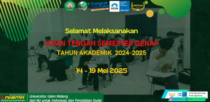SELAMAT MELAKSANAKAN UJIAN TENGAH SEMESTER GENAP TA. 2024/2025