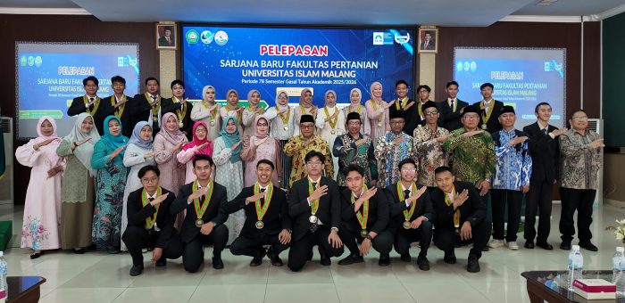 Lepas 35 Calon Wisudawan, Fakultas Pertanian Universitas Islam Malang Dorong Lulusan Ciptakan Peluang dan Jaga Integritas